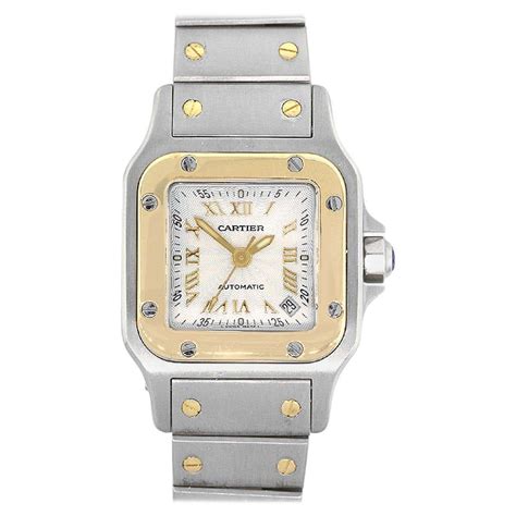 cartier automatic 2423|Cartier Santos Silver Women's Watch .